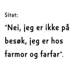 Kunst av barnesitater