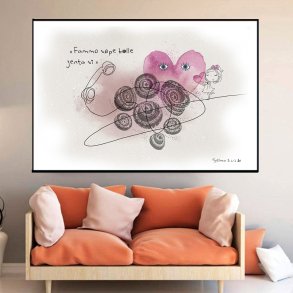 Personlig Kunst basert på barnesitater