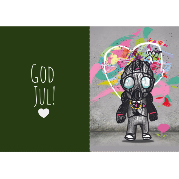 10 Julekort med din kunst. (Premium konvolutter)