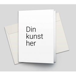 10 Julekort med din kunst. (Premium konvolutter)