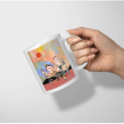 Hvitt krus med din kunst